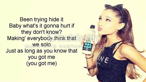 Ariana Grande Side To Side Ft Nicki Minaj Lyrics Youtube