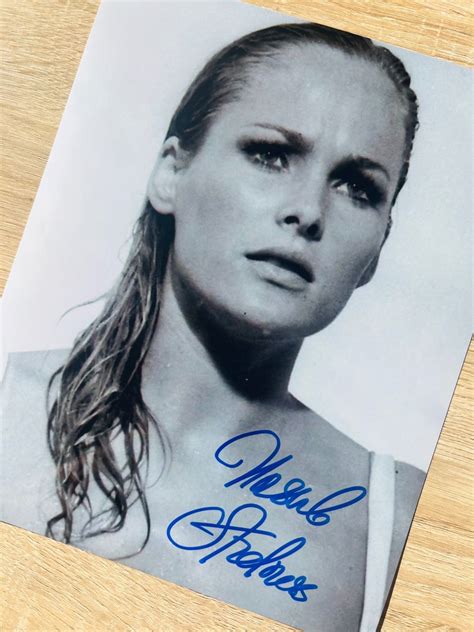 James Bond 007 Dr No Ursula Andress As Honey Ryder Autograph