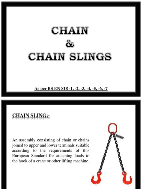 Inspection of Chain Slings | Crane (Machine) | Mechanical Engineering