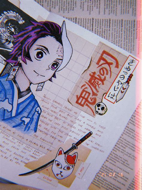 Anime Journal Tanjiro Kamado Demon Slayer Animejournal Tanjiro