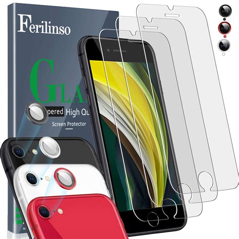 Ferilinso Compatible With Iphone Se Screen Protector Super