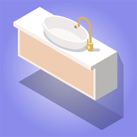 Premium Vector Art Illustration Sink Vector