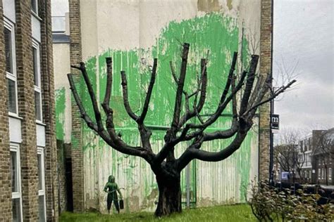 Un Mural De Un Rbol En Una Calle De Londres La Ltima Obra De Banksy