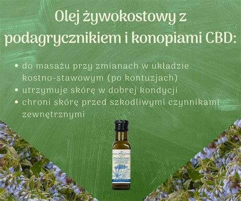 Olej Ywokostowy Z Podagrycznikiem I Konopiami Cbd Ml Herbapol Krak W