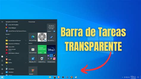 Como Poner Barra De Tareas Transparente En Windows 10 Y 11 YouTube