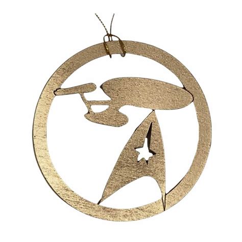 Star Trek Christmas Ornament - Gift Tag or Table Placement Holder