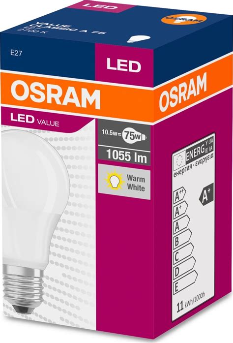 Osram Value LED Standardpære E27 køb hos Lomax i dag Lomax