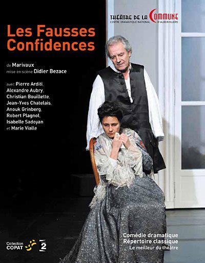 DVD théâtre Les fausses confidences Marivaux par Didier Bezace