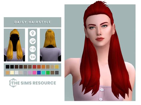 The Sims Resource - Daisy Hairstyle