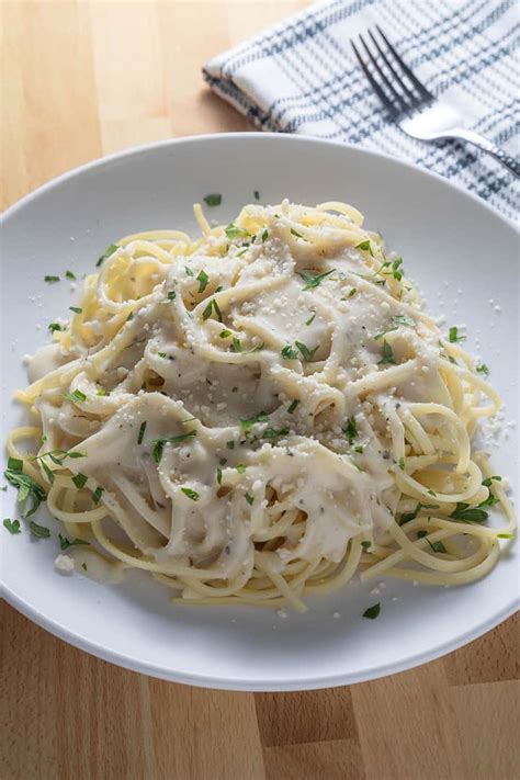 Cheesy Vegan Alfredo Sauce Recipe No Nuts Or Cashews A Bee Made It