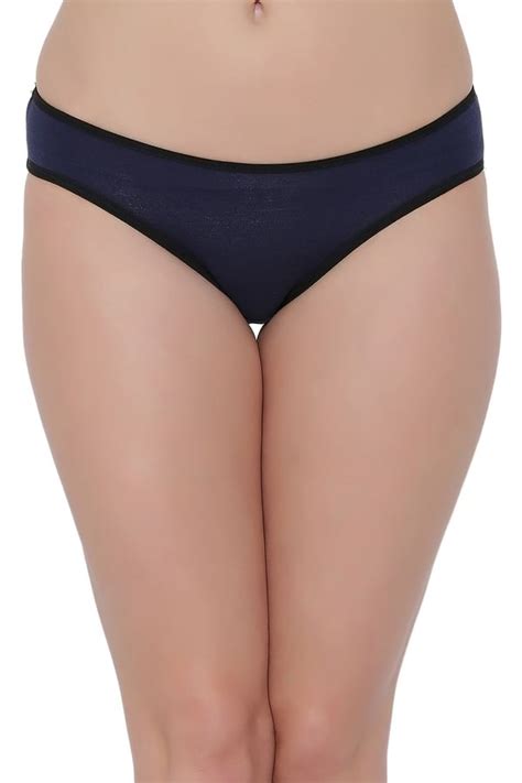 Buy Low Waist Bikini Panty In Blue Cotton Online India Best Prices COD Clovia PN2557P08