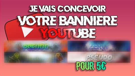 Je Vais Concevoir Votre Bannière Youtube Par Briancorporation