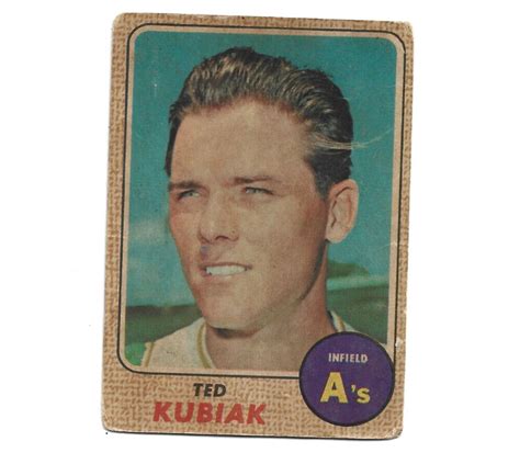 1968 Topps Venezuelan Ted Kubiak Oakland 79 EBay