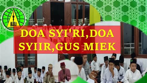 Doa Syiir Dzikrul Ghofilin KH Hamim Jazuli Gus Miek Rutinan Al