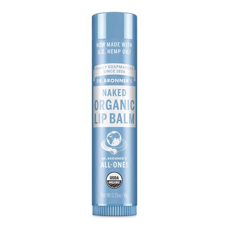 Dr Bronner Organic Lip Balm Naked 4g Evergreen Health Wellness Springwood