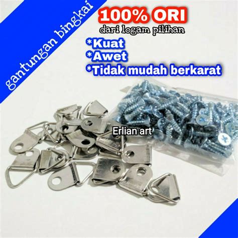 Jual Set Gantungan Cantelan Cantolan Kait Pengait Pigura Bingkai