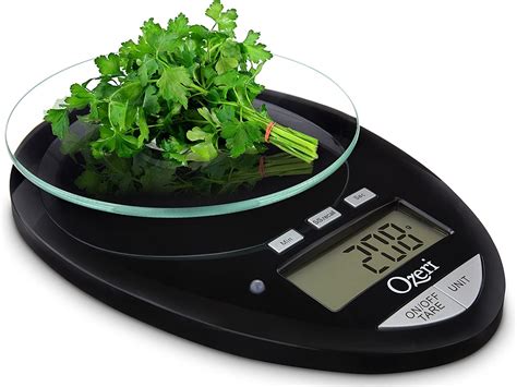 Ozeri Pro II Digital Kitchen Scale with Countdown Kitchen Timer, Black ...