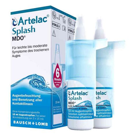 Artelac Splash Mdo Krople Do Oczu 2X15 Ml Apteka Internetowa Apo