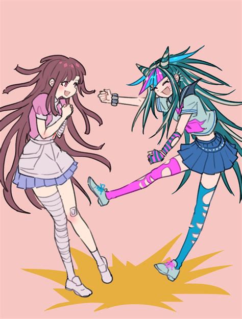 Tsumiki Mikan And Mioda Ibuki Danganronpa And More Drawn By Youko