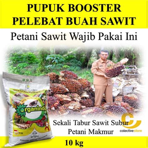 Pupuk Organik Kg Pembesar Buah Sawit Booster Sawit Agar Berbuah