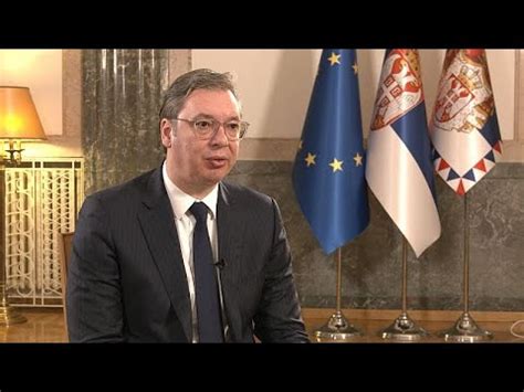 Accordi Serbia Kosovo Parla Il Presidente Serbo Aleksandar Vucic