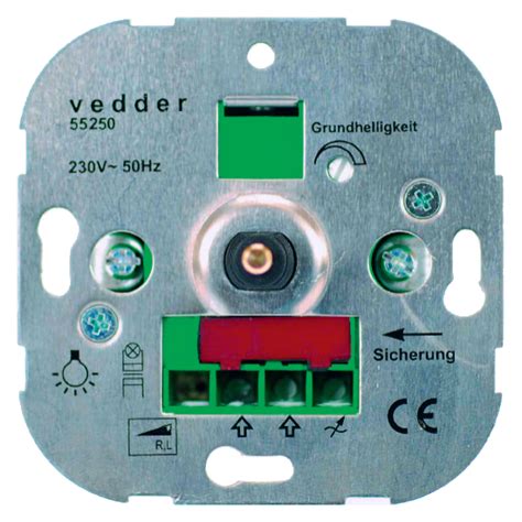 Dreh Dimmer Einsatz für dimmbare LED s und Energiesparlampen für