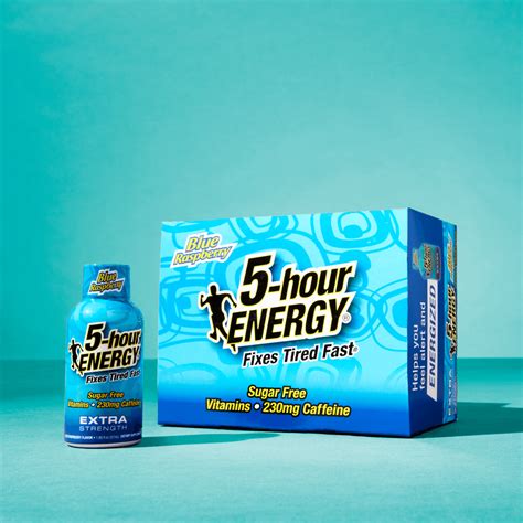 Blue Raspberry Flavor Extra Strength 5 Hour Energy Shots 5 Hour Energy