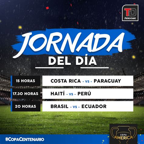 Tododeportes Pl Estos Son Los Partidos De Hoy En La Copaamerica