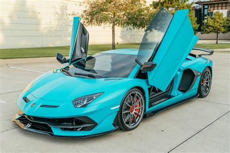 Bright Blue Lamborghini Aventador SVJ Is Just About Perfect | Carscoops