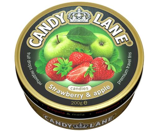 Леденцы фруктовые Candy Lane Клубника/Яблоко 200 гр - купить с ...