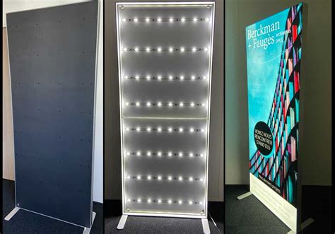 Impression Totem Publicitaire Lumineux Led