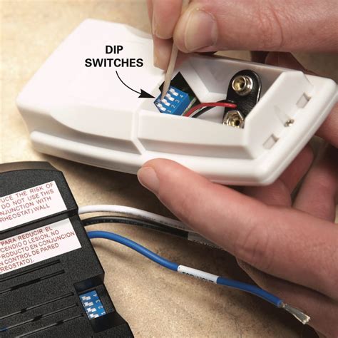 how to install a remote control ceiling fan