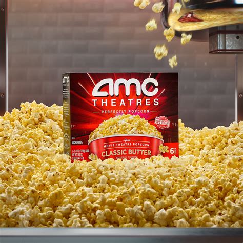 Amc Popcorn With Lage Icce