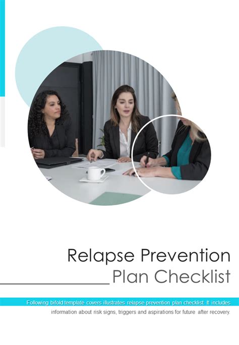 Top 5 Relapse Prevention Plan Templates With Samples And Examples