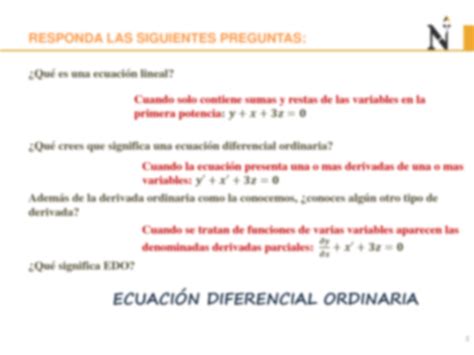 Solution Ecuaciones Diferenciales Lineales De Primer Orden Ecuaci N