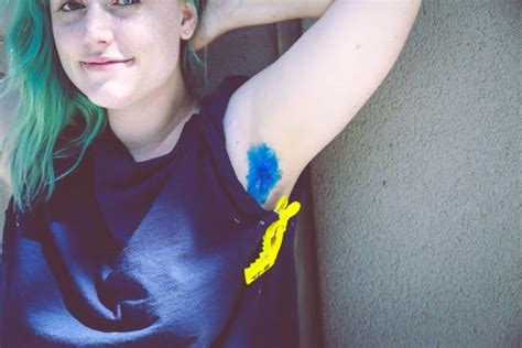 How To Dye Your Armpit Hair Offbeat Home And Life Dyed Armpit Hair Hair Color Dyed Hair