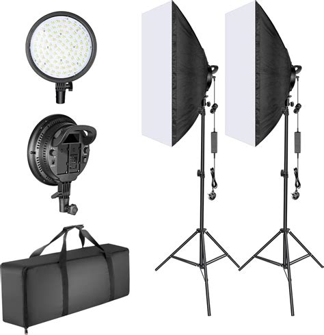 Neewer LED Softbox Lighting Kit 20x28 Inches Softbox 48W Dimmable 2