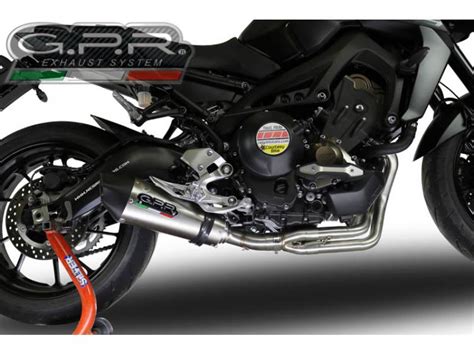 GPR EXHAUST SYSTEM COMPATIBLE FOR YAMAHA MT 09 FZ 09 2017 20 E4