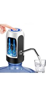 YOMYM Water Bottle Dispenser Portable USB Charging Electric Drinking