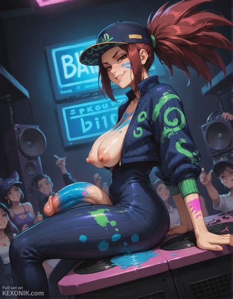 Rule 34 1futa Ai Generated Akali Akali Jhomen Tethi Body Paint Bodypaint Cap Cute Face