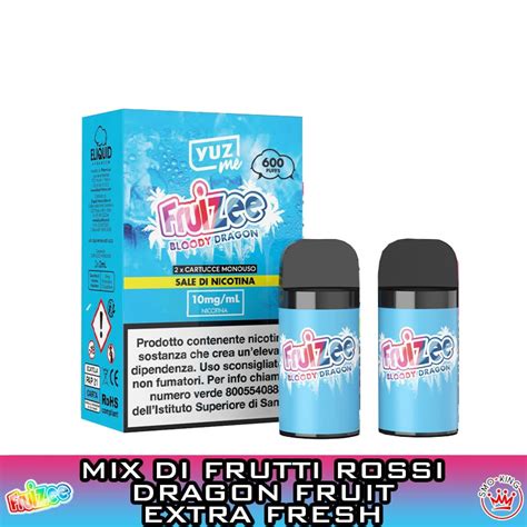 Yuz Me Bloody Dragon Fruizee Pod Usa E Getta Eliquid France