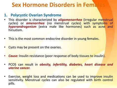 Ppt Disorders Of Sex Hormones Powerpoint Presentation Free Download