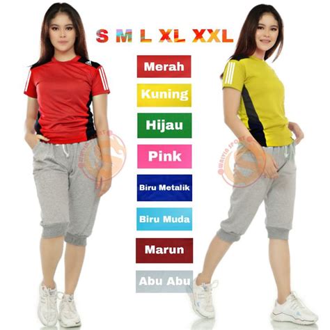 Jual Baju Senam Wanita Zumba Aerobic Fitnes Olahraga Training Baju