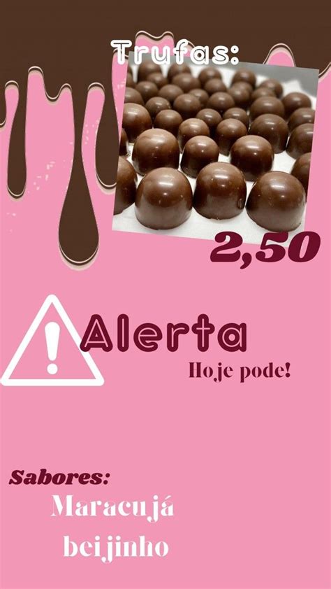 Pin De MIRIAM BATISTA Em Caixas De Trufas Cartaz Doces Receita De