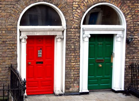 Colorful Doors In Dublin2 The Colorful Doors Of The Old G Flickr