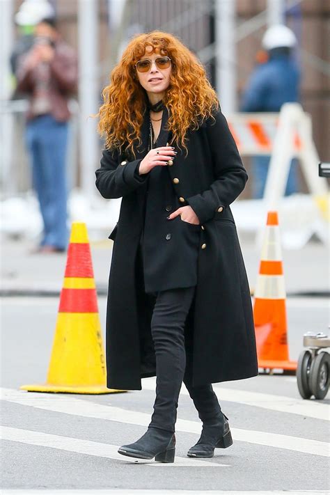 NATASHA LYONNE on the Set of Russian Doll, Season 2 in New York 03/16