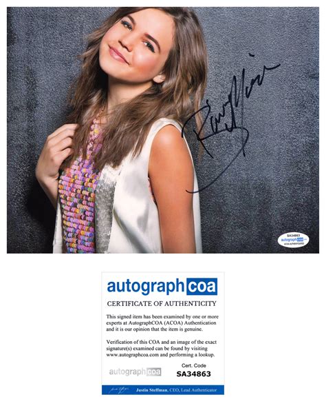 Bailee Madison Sexy Signed Autograph 8x10 Photo Acoa 42 Outlaw