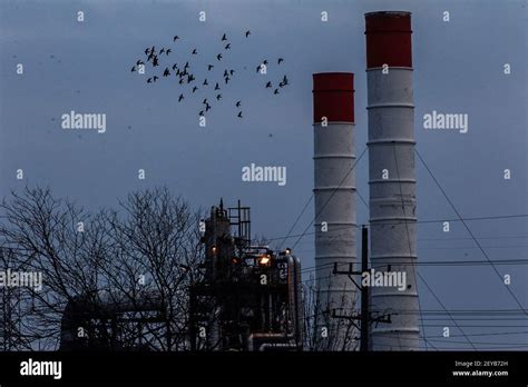 Coal tar is produced at this plant in Stickney, Illinois, owned by ...