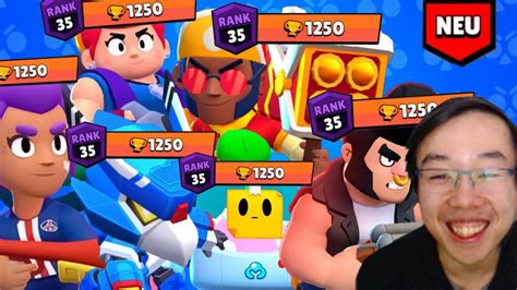 Rank 35 Push Bo Gale Surge Barley Gene über 1250🏆 Brawl Stars