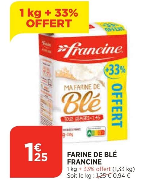 Promo Farine de Blé Francine chez Bi1